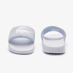 Lacoste unisex-child Children's Serve Slide (Retired Edition), White/Graphite - фото 3