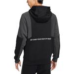 Толстовка Nike Air Pullover Fleece Hoodie 'Black Anthracite', черный - фото 2