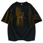 Футболка унисекс хлопковая черная белая - фото 7