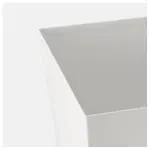 Стальной горшок для растений, белый, 32x15 см, BITTERGURKA IKEA - фото 6