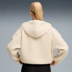 PUMA Бархатная куртка женская экрю - фото 4