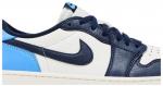 Кроссовки Jordan 1 Low OG Obsidian UNC, синий - фото 3
