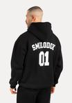 Толстовка Smilodox CASUAL PRINT RAYK, Schwarz/Black - фото