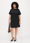 Платье Vero Moda Curve VMCEVELIN MINI DRESS , Black - фото 2