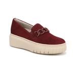 Кроссовки Naturalizer Daphne Platform Slip-On Sneaker, Cranberry Suede - фото