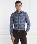 Рубашка Stenströms Slim Fit с принтом, синий - фото 3