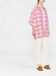 Рубашка в клетку Msgm, розовый - фото 2