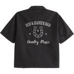 Abercrombie＆Fitch Мужская черная рубашка - фото