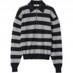 MIU MIU Синяя поло для женщин - фото