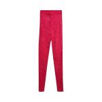 Леггинсы Alaïa Lace Leggings, Fuchsia - фото