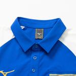 Унисекс поло кобальтово-синий Mizuno - фото 7