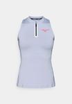 Топ Mizuno DAYBREAKERS PRINTED TANK, Icelandic Blue/Blue-Grey - фото 5