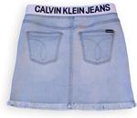 Легкая джинсовая юбка Calvin Klein для девочек из эластичного денима, Breeze/Pull On - фото 2