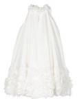 La Stupenderia креповое платье с кружевом, белый - фото 2