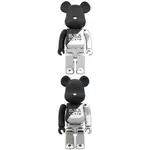 BE@RBRICK Blvck Scale X Cls Silver/Black - фото 4
