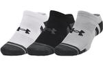 ТехПерформанс Технологичные Носки Нетвидимки Щиколотка Унисекс 3 пары Белый+Чёрный+Серый Under Armour - фото