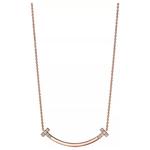 TIFFANY & CO. Колье T Diamond 0.19 Ct унисекс Rose Gold - фото 3