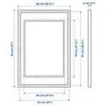 Черная рамка, черный, 61x91 см, KNOPPÄNG IKEA - фото 5