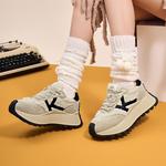 Кроссовки Kappa Chunky Sneakers Women's Low-top Beige, серый - фото 7