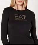 Блуза Regular fit Ea7, черный - фото 4