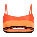 Топ бикини Superdry Elastic Bralette, оранжевый - фото 3