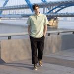 Повседневные брюки мужские CAT, зеленый - фото 6