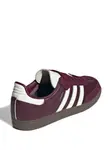 Кроссовки Samba OG Maroon Off White Gum Adidas, красный - фото 2