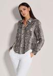 Блуза MADELEINE Button-down blouse, Pearl White Multicolor/Multi-Coloured - фото