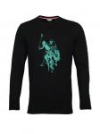 Рубашка с длинным рукавом U.S. Polo Assn., черный - фото