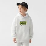 Американский свитшот для подростков Jeep, серый - фото 12