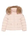 Пуховик Boedette с капюшоном Moncler Enfant, розовый - фото