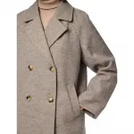 Пальто Pieces Marbel, серый - фото 6