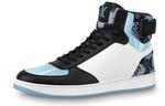 Кроссовки LOUIS VUITTON Rivoli Skateboard Shoes Men High-Top White Blue Black - фото