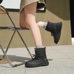 Зимние сапоги женские черные EBLAN, черные (с флисовой подкладкой) - фото 5