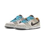 Nike SB Dunk Low Electric Pack Olympic Safari PS Phantom Gray White/Black/King Black - фото 3