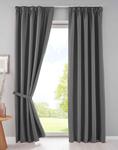 Шторы набор Gardinenbox, темно-серый - фото 2