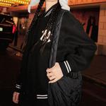 Бейсбольная куртка унисекс черный Mlb - фото 4