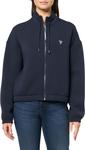 GUESS Женский свитшот Cecilia Scuba Zip, Daring Ocean - фото
