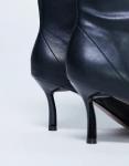 Эластичные ботильоны Topshop Pippa с острым носком черного цвета - фото 3