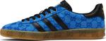 Кроссовки Gucci x Gazelle 'Blue GG Monogram', синий - фото 3