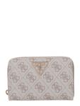 Кошелек GUESS LAUREL II, Brocade/Light brown - фото