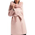 Пальто женское розовое MaxMara - фото 5