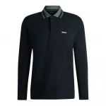 Поло BOSS Plisy 2 10262274, синий - фото 3