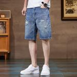 Джинсовые шорты мужские Jeep, синий - фото 7