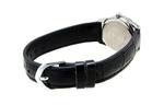 Часы CASIO Retro Pointer Series Classic Leather Black Quartz Waterproof Black Dial Black Analog, черный - фото 3