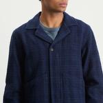 Куртка-Chain Folk, индиго textuкрасный check - фото 5