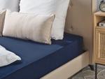 Простыня Beliani темно-синий, 180/200 см - фото 3