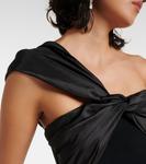 Топ из тафты Celiana Simkhai, черный - фото 5