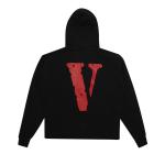 Толстовка Vlone Friends Черный/Красный - фото 2