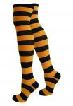 Носки Normani WIDESTRIPE OVERKNEES, Schwarz/Orange/Orange - фото 3